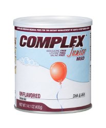  MSUD Oral Supplement Complex™ Junior MSD Unflavored 400 Gram Can Powder 