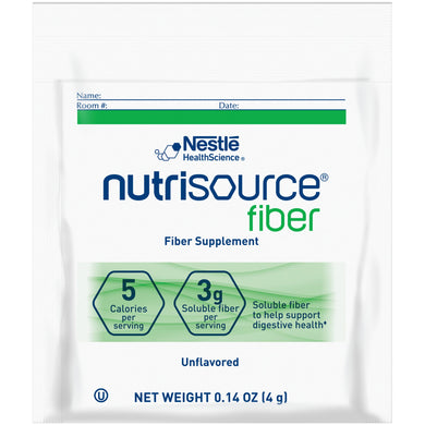  Oral Supplement Nutrisource® Fiber Unflavored Powder 4 Gram Individual Packet 
