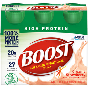 Oral Supplement Boost® High Protein Creamy Strawberry Flavor Ready to Use 8 oz. Container Bottle 