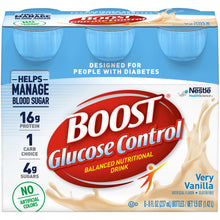 Load image into Gallery viewer,  Oral Supplement Boost® Glucose Control® Very Vanilla Flavor Ready to Use 8 oz. Bottle 
