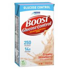 Load image into Gallery viewer,  Oral Supplement Boost® Glucose Control® Strawberry Flavor Ready to Use 8 oz. Tetra Brik 
