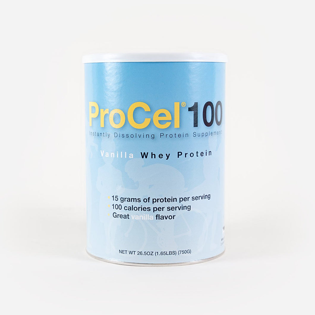  Whey Protein Supplement ProCel® 100 Vanilla Flavor 26.5 oz. Can Powder 