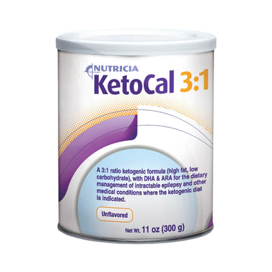  Oral Supplement KetoCal® 3:1 Unflavored Powder 300 Gram Can 