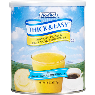  Food and Beverage Thickener Thick & Easy® 8 oz. Canister Unflavored Powder Consistency Varies By Preparation 