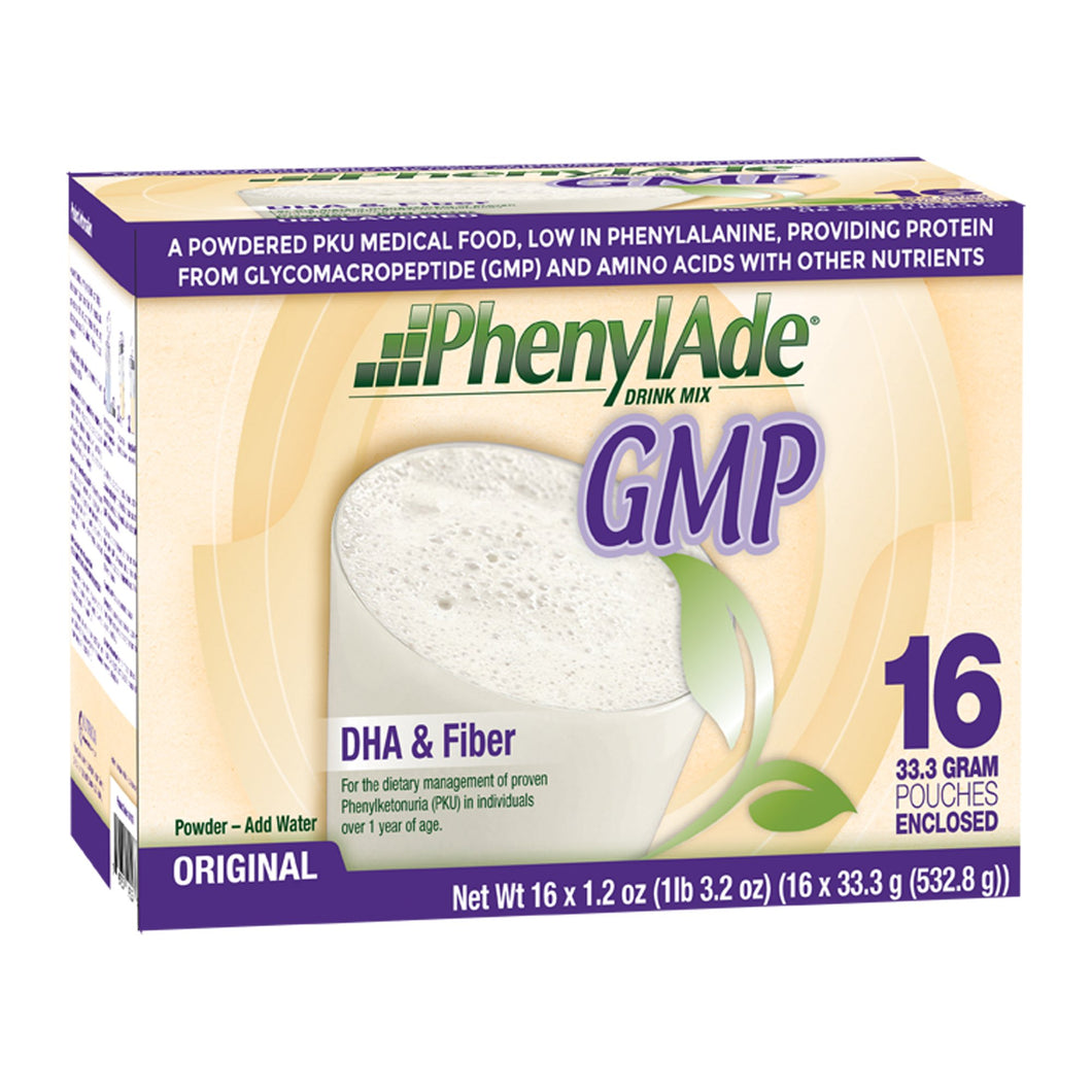  PKU Oral Supplement PhenylAde® GMP Original Flavor 33.3 Gram Individual Packet Powder 