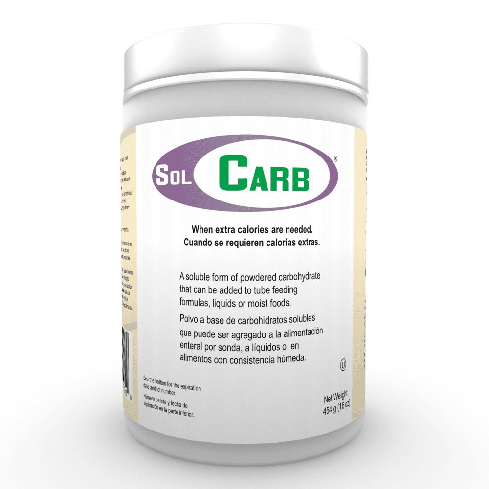  Oral Supplement / Tube Feeding Formula SolCarb® Unflavored Powder 454 Gr Jar 