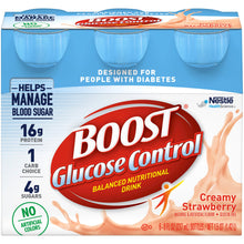Load image into Gallery viewer,  Oral Supplement Boost® Glucose Control® Creamy Strawberry Flavor Ready to Use 8 oz. Bottle 
