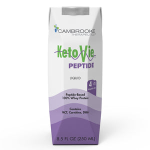  Oral Supplement / Tube Feeding Formula KetoVie™ Peptide 4:1 Unflavored Ready to Use 8.5 oz. Carton 