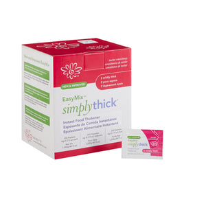  Food and Beverage Thickener SimplyThick® Easy Mix 6 Gram Individual Packet Unflavored Gel Nectar Consistency 