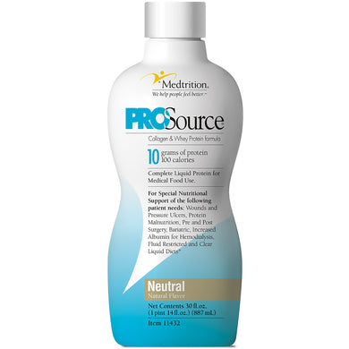  Protein Supplement ProSource™ Unflavored 30 oz. Bottle Ready to Use 