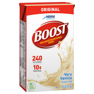  Oral Supplement Boost® Very Vanilla Flavor Ready to Use 8 oz. Carton 