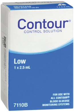 Control Solution Contour® Blood Glucose Testing 2.5 mL Low Level