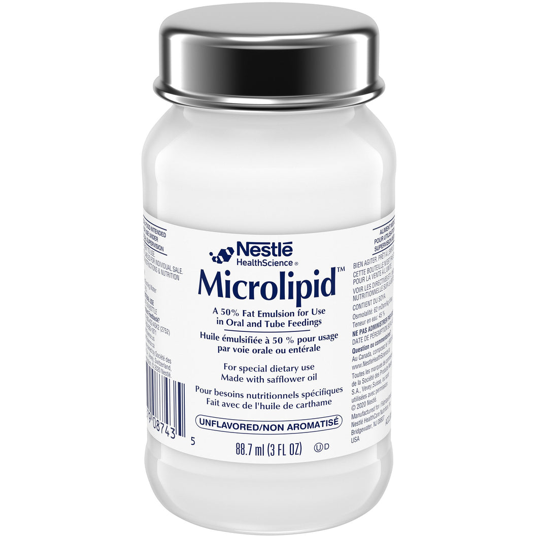  Oral Supplement Microlipid™ Unflavored Ready to Use 3 oz. Bottle 
