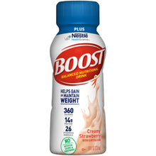 Load image into Gallery viewer,  Oral Supplement Boost® Plus® Creamy Strawberry Flavor Ready to Use 8 oz. Bottle 
