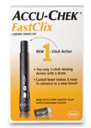 Lancet Accu-Chek® FastClix Lancet Needle Multiple Depth Settings Track System