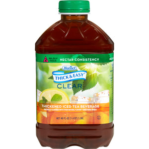  Thickened Beverage Thick & Easy® 46 oz. Bottle Iced Tea Flavor Ready to Use Nectar Consistency 