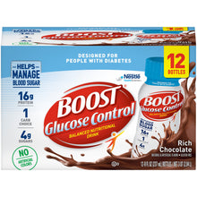 Load image into Gallery viewer,  Oral Supplement Boost® Glucose Control® Rich Chocolate Flavor Ready to Use 8 oz. Bottle 
