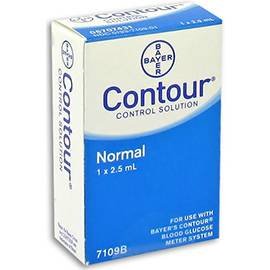 Control Solution Ascensia™ Contour® Blood Glucose Testing 2.5 mL Normal Level