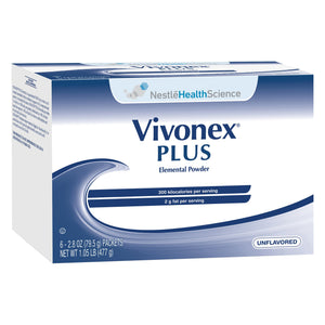  Elemental Oral Supplement / Tube Feeding Formula Vivonex® Plus Unflavored 2.8 oz. Individual Packet Powder 