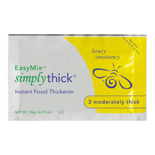 Load image into Gallery viewer,  Food and Beverage Thickener SimplyThick® Easy Mix 96 Gram Individual Packet Unflavored Gel Honey Consistency 
