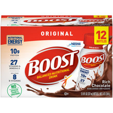 Load image into Gallery viewer,  Oral Supplement Boost® Original Rich Chocolate Flavor Ready to Use 8 oz. Bottle 
