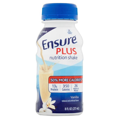  Oral Supplement Ensure® Plus Vanilla Flavor Ready to Use 8 oz. Bottle 