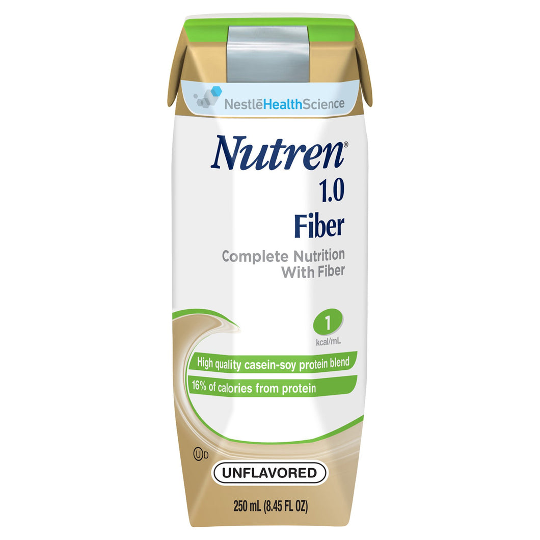  Tube Feeding Formula Nutren® 1.0 Fiber 8.45 oz. Carton Ready to Use Unflavored Adult 