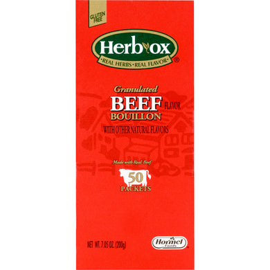  Instant Broth Herb-Ox® Beef Flavor Bouillon Flavor Ready to Use 8 oz. Individual Packet 