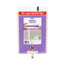 Load image into Gallery viewer,  Tube Feeding Formula Nutren® Pulmonary 33.8 oz. Bag Ready to Hang Unflavored Adult 
