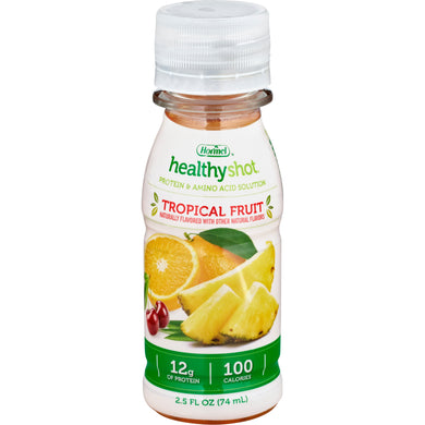  Oral Protein Supplement Healthy Shot® Protein Tropical Flavor Ready to Use 2.5 oz. Bottle 