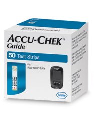 Blood Glucose Test Strips Accu-Chek® 50 Strips per Box Tiny 0.6 microliter drop For Accu-Check Blood Glucose Meters