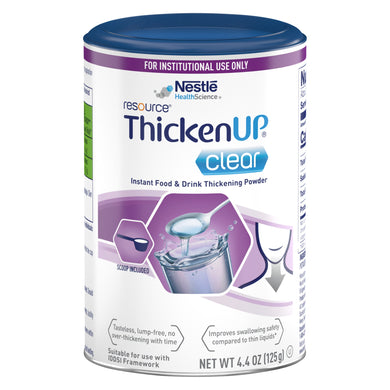  Food and Beverage Thickener Resource® Thickenup® Clear 4.4 oz. Canister Unflavored Powder Consistency Varies By Preparation 