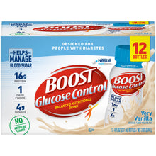 Load image into Gallery viewer,  Oral Supplement Boost® Glucose Control® Vanilla Delight Flavor Ready to Use 8 oz. Bottle 

