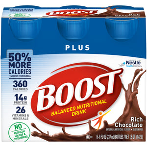  Oral Supplement Boost® Plus® Rich Chocolate Flavor Ready to Use 8 oz. Bottle 