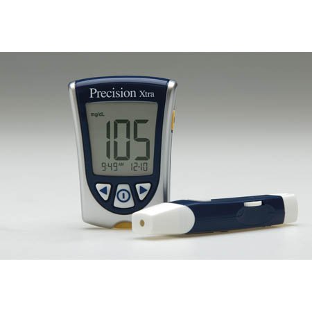 Blood Glucose Meter Precision Xtra® 5 Second Glucose, 10 Second Ketones Results Stores Up To 450 Results No Coding Required **See Eligibility Requirements To Purchase**